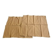 DII Large Light Brown Latte Square 100% Cotton Set Of 2 Dinner Cloth Nap... - £17.13 GBP