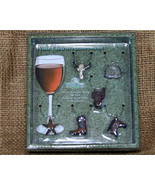 6 pc Western Wine Charm Assortment - $17.98