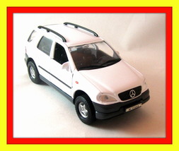  MERCEDES-BENZ M-CLASS WHITE WELLY 1/32 DIECAST CAR MODEL, CAR COLLECTOR... - £26.35 GBP