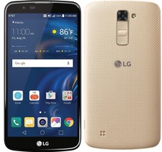 Lg K10 K425 4G Lte 5.3&quot; Hd At&amp;T + Gsm Unlocked Gold Door Smartphone - £83.93 GBP