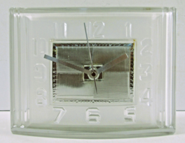 1930s JAZ Art Deco Replica England Glass Clock - $148.50