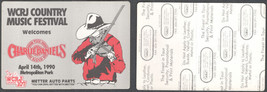 Rare Charlie Daniels Band OTTO Cloth Radio Pass from the 1990 Country Mu... - $8.60