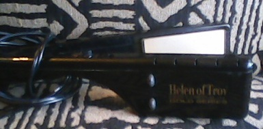 helen of troy hair straightener extra wide ceramic instant heat black excellent  - $46.00