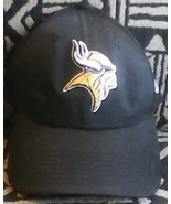 minnesota viking new hat adjusable velcro strap in back black - €12,05 EUR