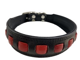 STG Heavy Duty Leather Dog Collar Padded with Leather Anti Rust Hardware - £28.39 GBP+