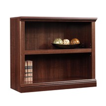 Sauder 2-Shelf Bookcase, Select Cherry finish - £103.26 GBP