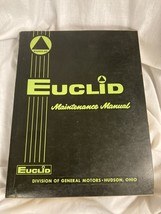 1968 EUCLID Maintenance Manual 3UDT, 3,4,6,7, &amp; 13UOT (S-7 TS-14 Tandem ... - £7.23 GBP