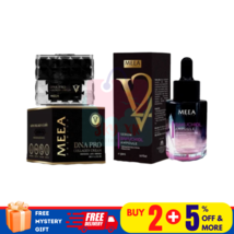 1 SET [MEEA] Original MEEA DNA Pro Collagen Cream+V2 BAKUCHIOL Serum - $44.45