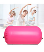 PVC Inflatable Yoga Roller Muscle Massage Gym Training Exercise Roller for Women - £50.54 GBP - £62.47 GBP