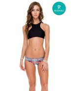 LULI FAMA SWIMWEAR REVERSIBLE COSITA BUENA HIGH NECK BIKINI TOP (XS) NWT... - £68.92 GBP