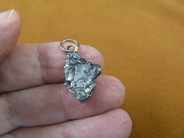 x260-20) 4.6g Campo del Cielo meteorite natural shape space pendant iron... - $32.71