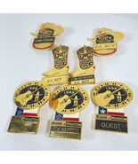 Houston Livestock Show And Rodeo Pin Badge Lot 97-99 Committeeman Guest ... - $43.38