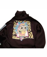 Rick and Morty Mens Small Black Graphic Hoodie Sweatshirt - Adult Swim P... - $311.58 MXN