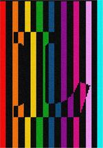Pepita Needlepoint Canvas: Letter L Illusion, 7&quot; x 10&quot; - £44.05 GBP+