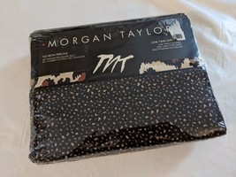 Morgan Taylor Sauvage Animal Print 50/50 Twin Fitted Flat Sheet Pillow S... - £31.31 GBP