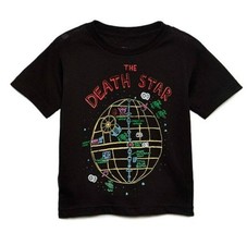 Star Wars Black &amp; Red &#39;The Death Star&#39; Tee - Boys Size 4 NWT WOW - $13.95