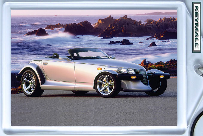 KEY CHAIN SILVER PEWTER PLYMOUTH PROWLER KEYTAG LLAVERO SCHLÜSSELANHÄNGE... - $19.95
