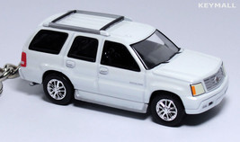 Rare Key Chain Ring White Cadillac Escalade 4 X4 New Limited Edition S Scale 1/64 - £38.74 GBP