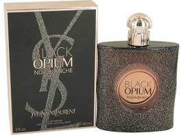 Yves Saint Laurent Black Opium Nuit Blanche Perfume 3.0 Oz Eau De Parfum Spray image 3