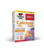 Doppelherz Aktiv Calcium 900 + vitamin D3 + folic acid + biotin 30 tablets - £18.91 GBP