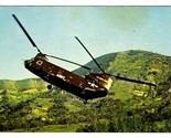 Chinook CH-47 Postcard Modern Airmobile Army Helicopter - $11.88
