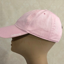 Callaway Ladies Pink Golf Strapback Baseball Cap Hat 1982 - £11.51 GBP