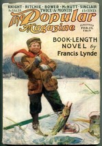 Popular Magazine Pulp February 23 1915- Francis Lynde- BM Power VG/F - £98.55 GBP