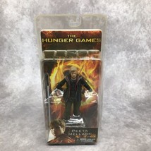 The Hunger Games Peeta Action Figure 2012 NECA- Plastic on Package has Y... - $26.45
