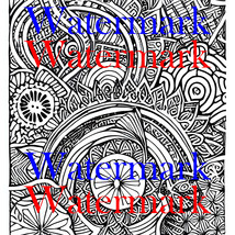 The Mandela Effect - Single Page Digital Coloring Books: Downloadable PNGs for C - £2.35 GBP