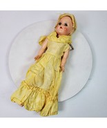 Vintage 1940s Madame Alexander Doll w/ Yellow Dress Jointed Eyes Open 16... - €47,20 EUR