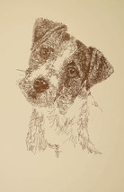 JACK RUSSELL TERRIER PRINT #34 Kline adds your dogs name free PARSONS Ro... - £39.80 GBP