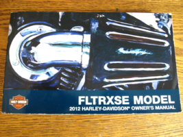 2012 Harley-Davidson FLTRXSE Owner's Manual CVO Custom Road Glide, Xlnt - $55.44