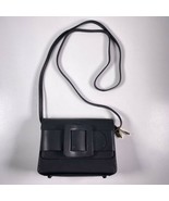 Andrea Cardone Italia Genuine Leather Black Small Crossbody Handbag Italy - $67.90 CAD