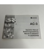 RICOH AC ADAPTER AC-3 DC 5V 1.7A 91-56426-1 Instruction Manual OEM - $104.33 MXN