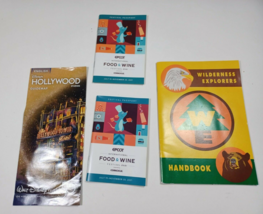 2021 Epcot food and wine festival passport maps and wilderness handbook - $5.94