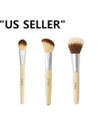 Bamboo Eco Makeup Cosmetic Foundation Powder Blush Brush Set Tool -US SE... - $13.85