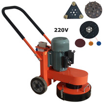 Hand-push Cement Concrete Epoxy Terrazzo Ground Grinder  Polishing Machine 220V - £914.43 GBP