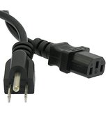 DIGITMON 2-Pack Value 6FT 3 Prong AC Power Cord Cable Plug for HP LD4700... - £10.83 GBP