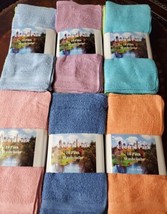 Wash Clothes 18 Pack Assorted Colors Selling Available Six Different Colors - $24.99