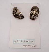 Silpada Filigree Post Earrings Fashion Jewelry - £23.45 GBP