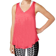 Calvin Klein Womens Activewear Performance Relaxed Icy Wash Tank Top Carmine M - £30.13 GBP