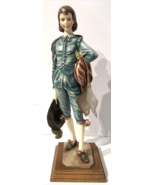 A. Santini Capodimonte Sculpture Figurine Blue Boy 13.5&quot; - $147.30 CAD