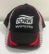 Tork Wipers Hat Cap Strap Back Black Mens Adjustable Nascar - $9.89