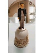 Vintage1988 GONE WITH THE WIND RHETT 6½&quot; FIGURINE BELL Taiwan - $296.55 MXN