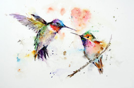 Humming Birds Watercolor Cross Stitch Pattern***L@@K*** - £2.32 GBP