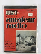 August 1937 QST Amateur Radio Magazine New UHF Converter Portable Units Station - £8.78 GBP