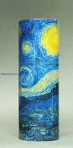 Van Gogh Starry Night Ceramic Cylinder Museum Vase Dutch Artist - £22.48 GBP