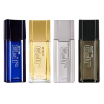 Jafra JF9 Perfume de Hombre Set: Chrome/Blue/Gold/Black Travel Size .51 fl oz Ea - £43.95 GBP
