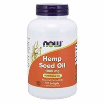 NOW Supplements, Hemp Seed Oil 1,000 mg, Essential Fatty Acids, Nutritio... - £14.07 GBP