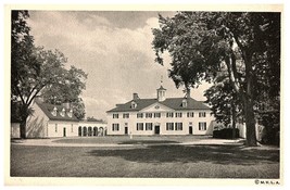 The Mount Vernon Mansion, West Front Postcard Mvla - £6.85 GBP